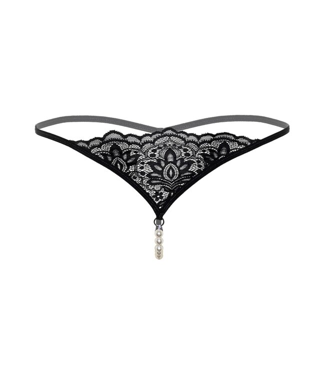 Pearl beaded g-string