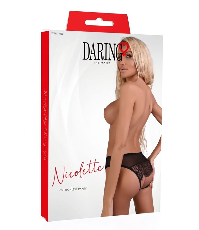 Nicolette crotchless panty
