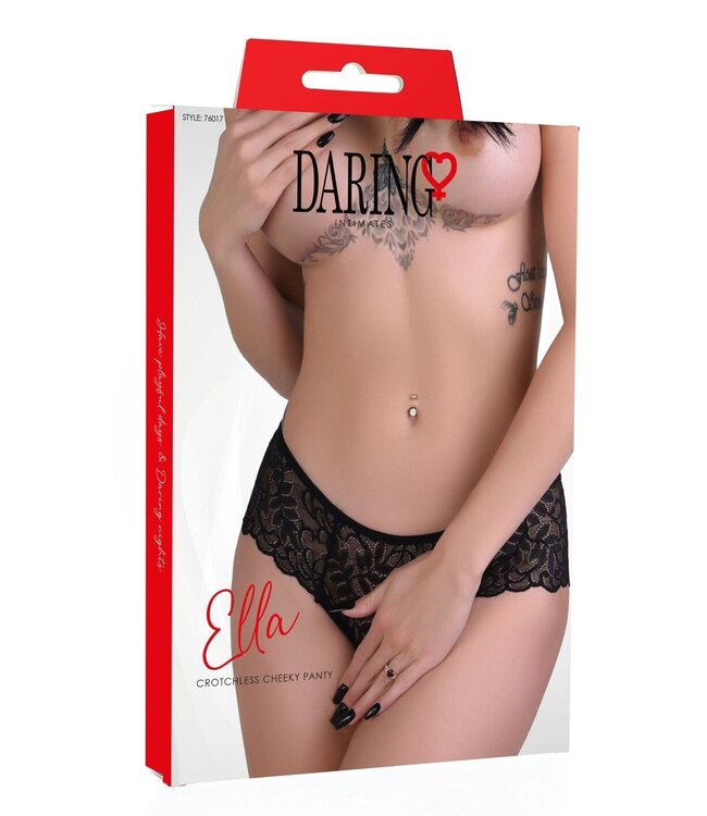 Ella crotchless cheeky panty