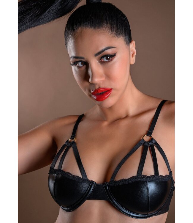 Wetlook Bra With Straps