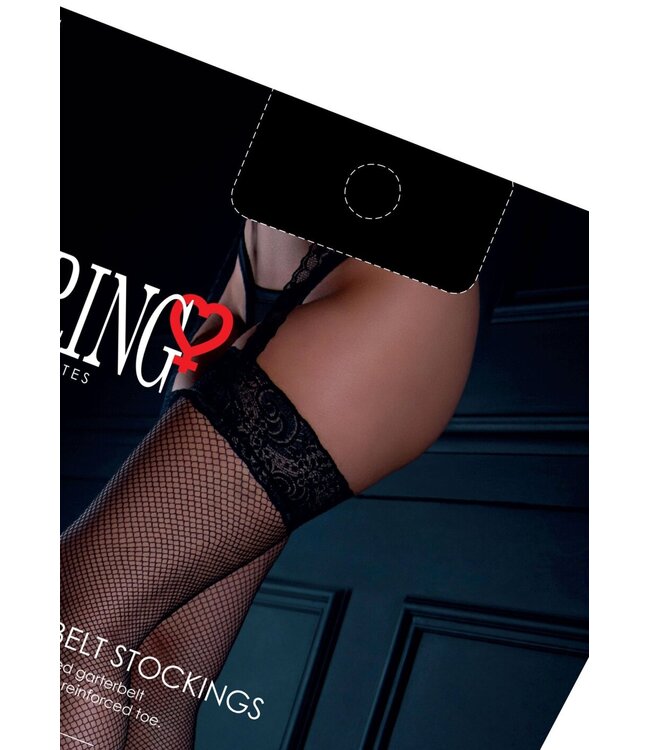Fishnet Garterbelt Stockings