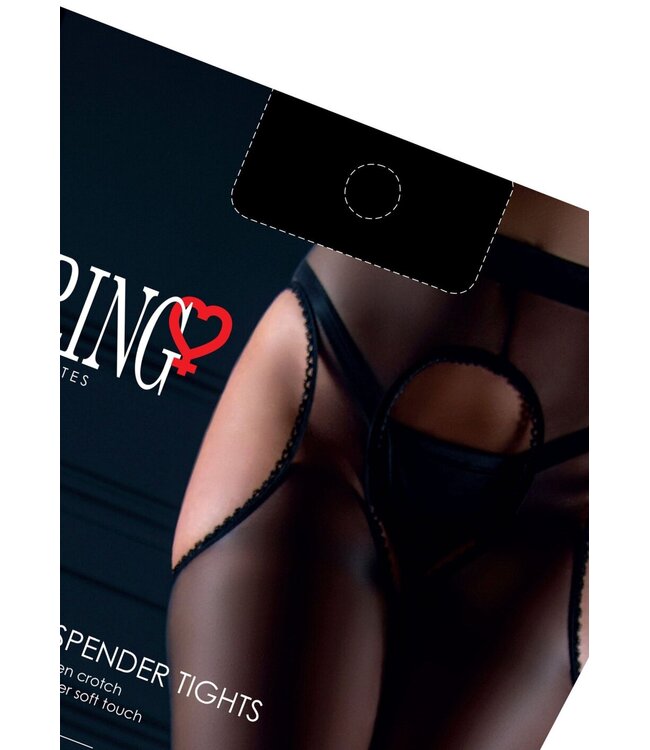 Satin Touch Suspender Tights