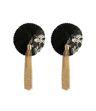 Sequin Nipple Covers w Chain