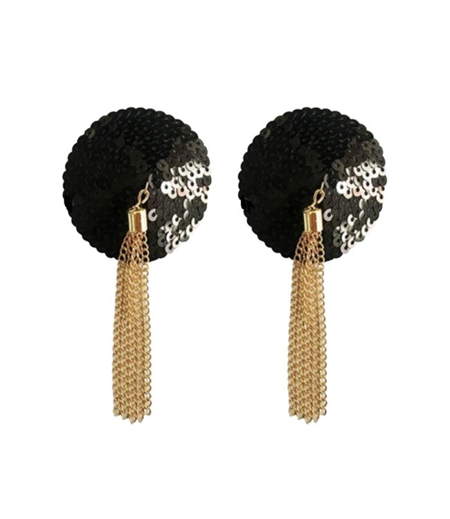 Sequin Nipple Covers w Chain
