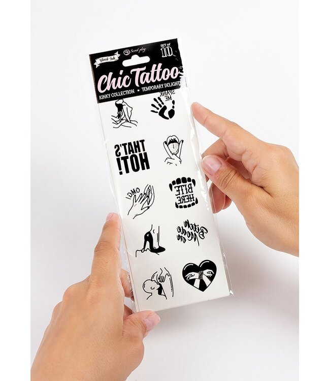 Kinky Chic Temporary Tattoo