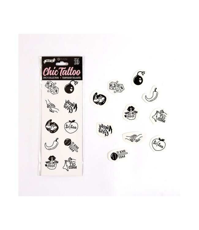 Spicy Chic Temporary Tattoo
