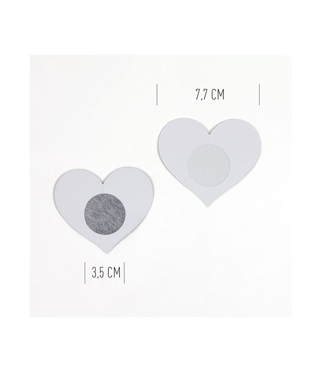 Heart Nipple Pasties 2 Pair