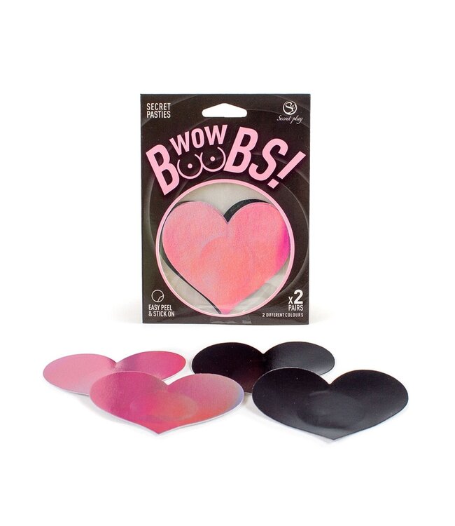 Heart Nipple Pasties 2 Pair