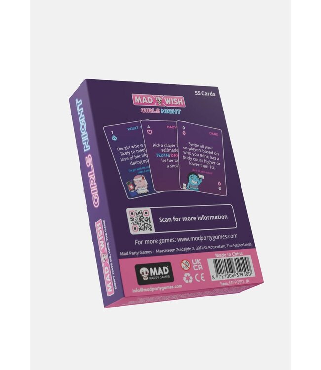 MadWish Girls Cards 24 pcs