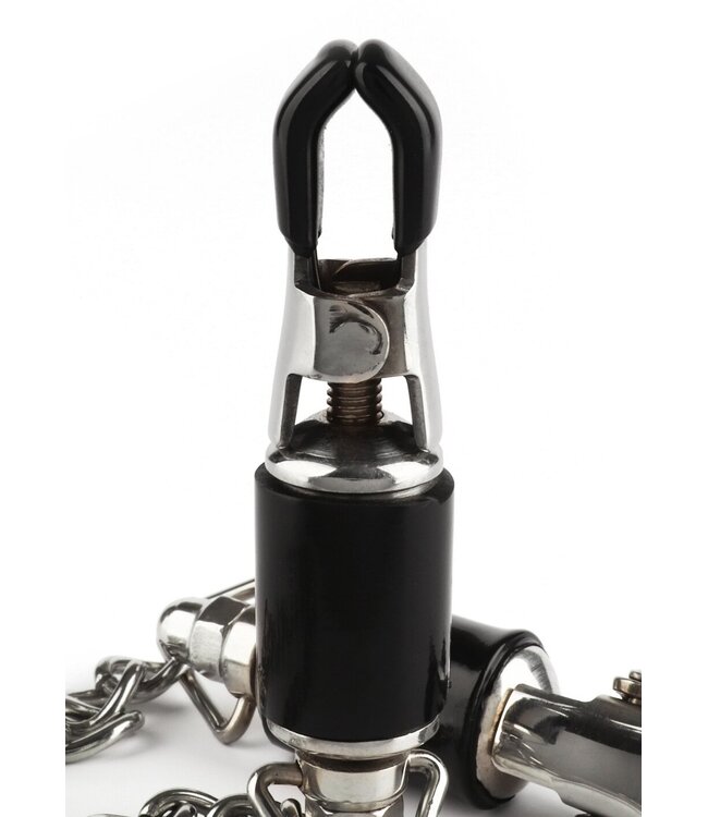 Barrel Tit Clamps With Chain