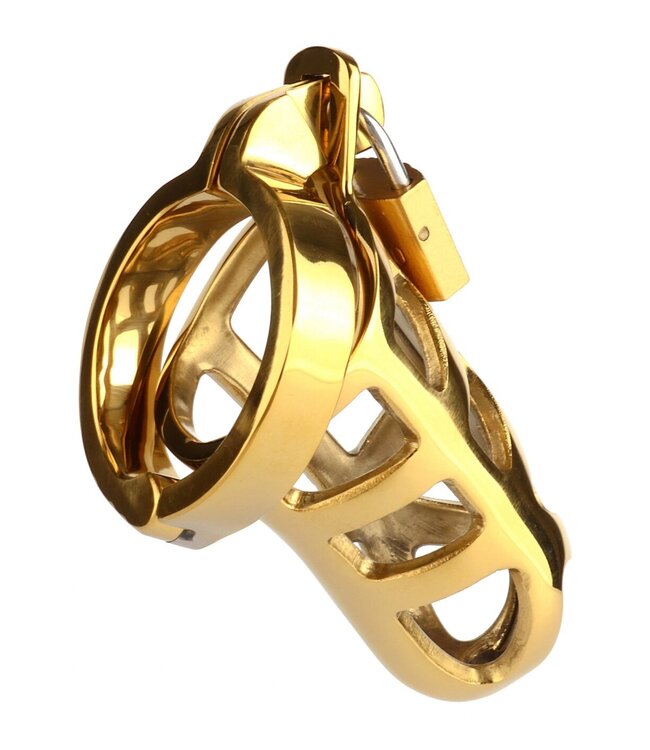Brutal Chastity Cage Gold