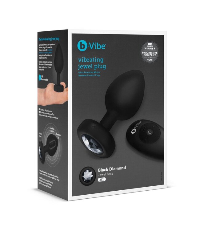 B-Vibe Vibrating Jewel Plug XXL
