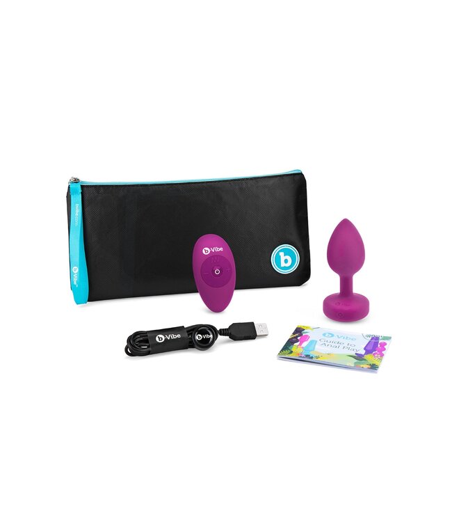 B-Vibe Vibrating Jewel Plug S/M