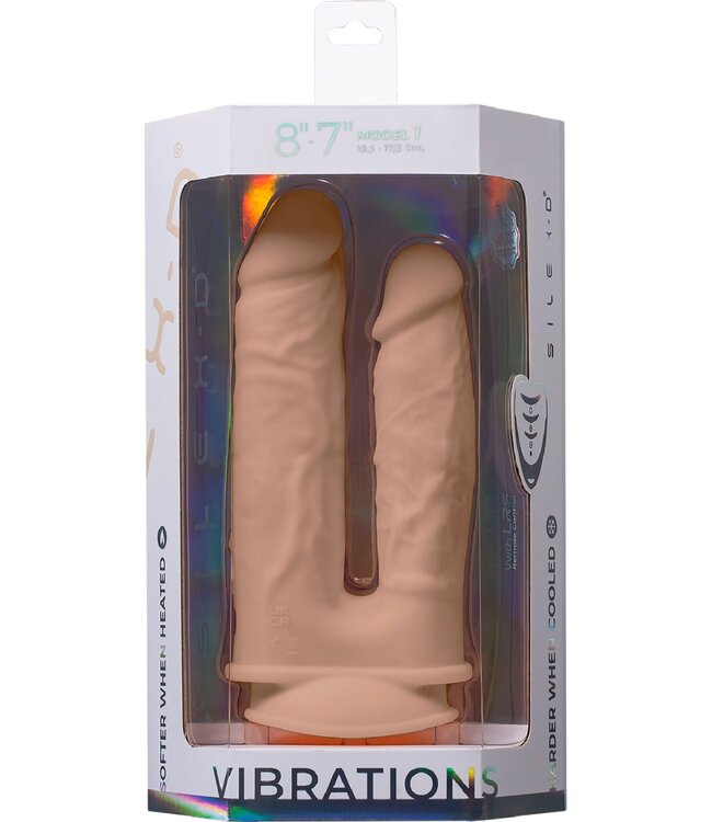 Duo Dildo Vibrating 7+8 inch