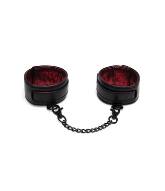 Reverse PU Leather Ankle Cuffs