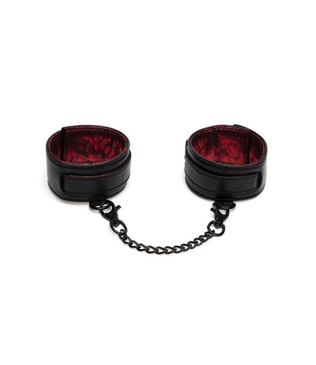Reverse PU Leather Ankle Cuffs