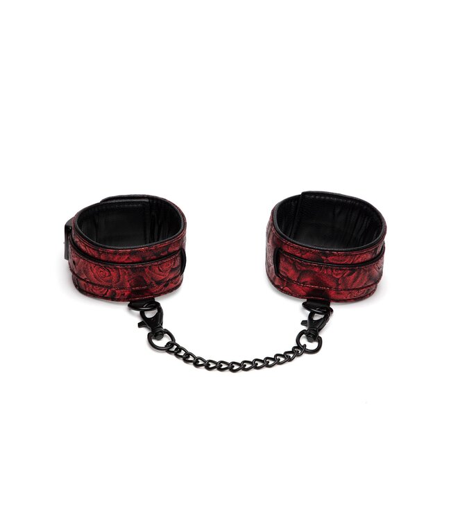 Reverse PU Leather Ankle Cuffs