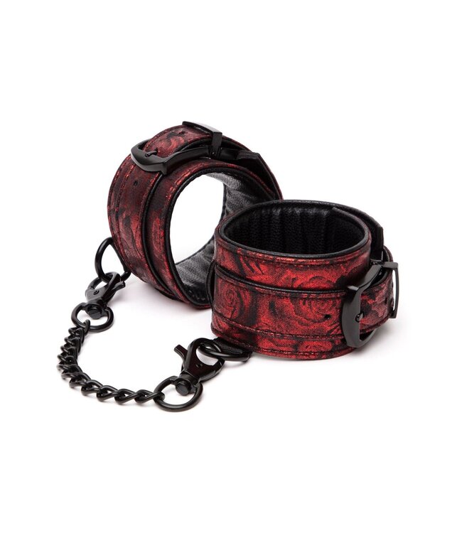Reverse PU Leather Wrist Cuffs