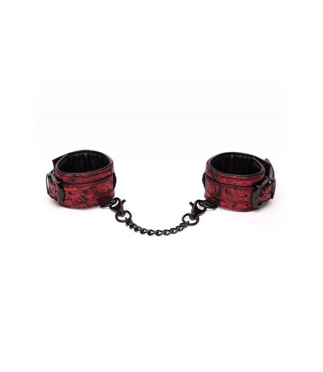 Reverse PU Leather Wrist Cuffs