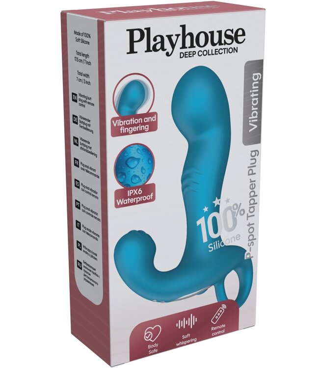 P-spot Tapper Plug Vibrating + Remote