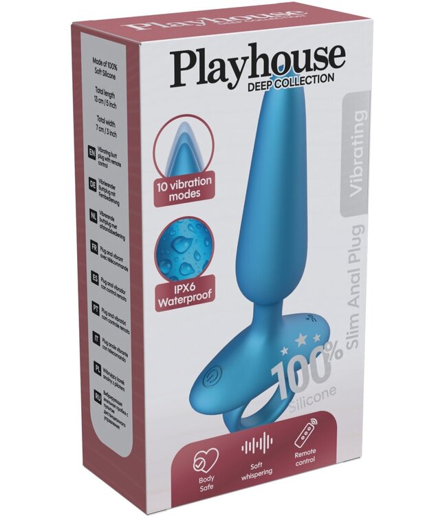 Slim Anal Plug Vibrating + Remote