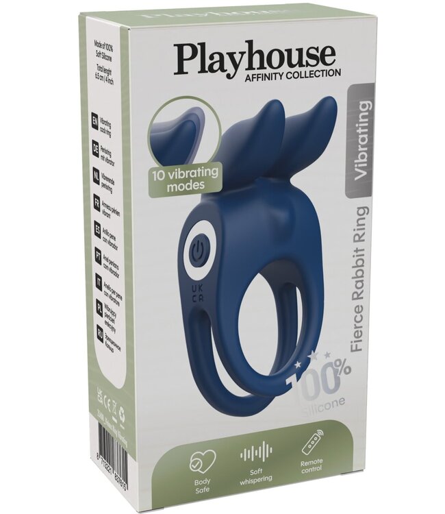 Fierce Rabbit Ring Vibrating + Remote