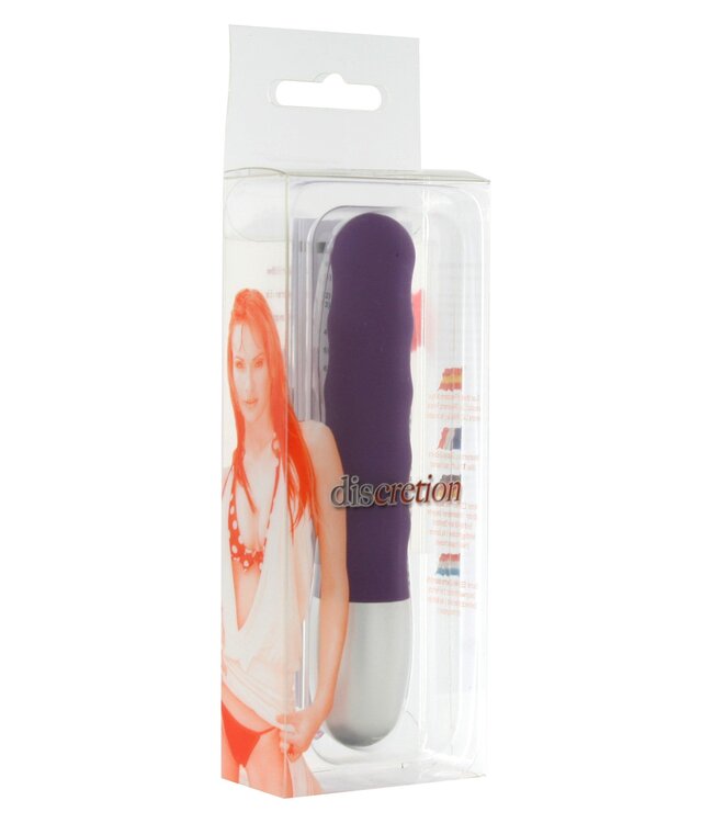 Discretion Ribbed Vibrator