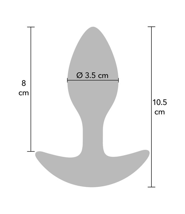 Dreamtoys Weighted Anal Plug 185g
