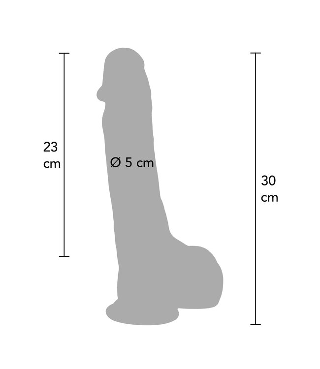 Ultra Realistic Dildo Silicone 28 cm