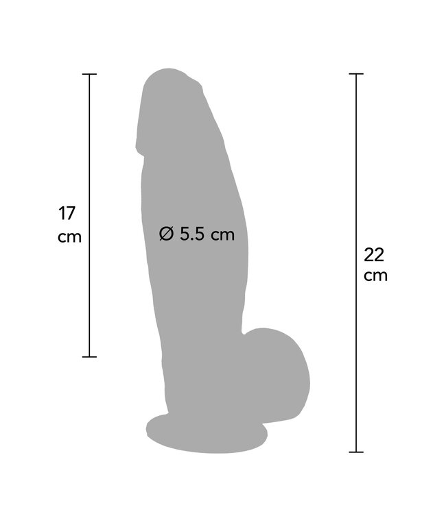 Ultra Realistic Dildo Silicone 22 cm