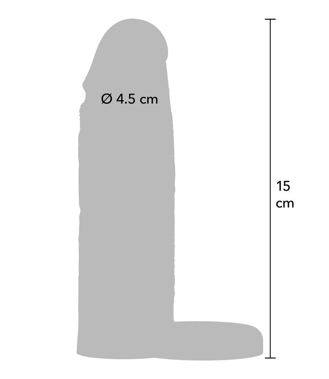 Penis Sleeve Liquid Silicone Ring 15 cm