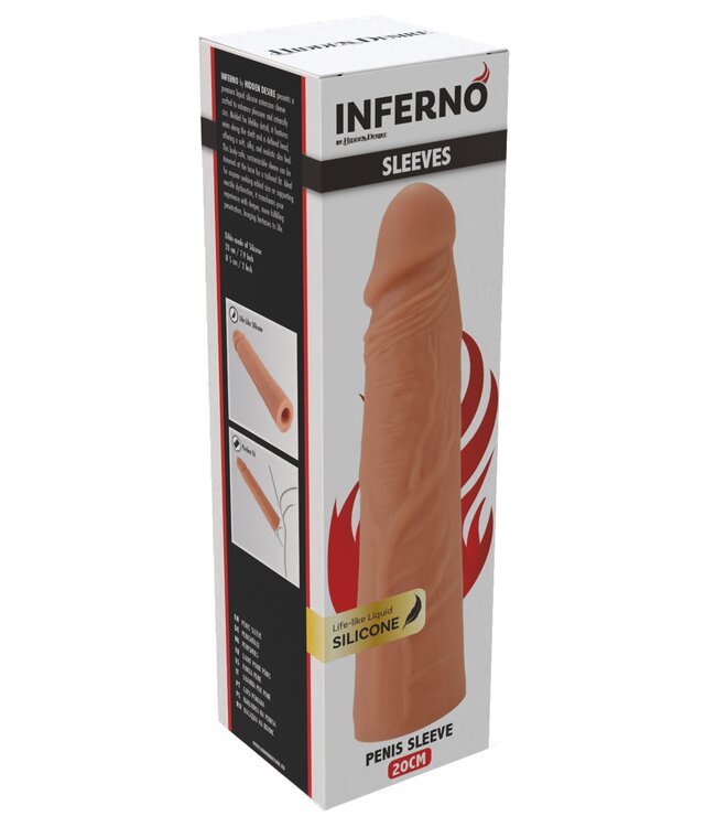 Penis Sleeve Liquid Silicone 20 cm