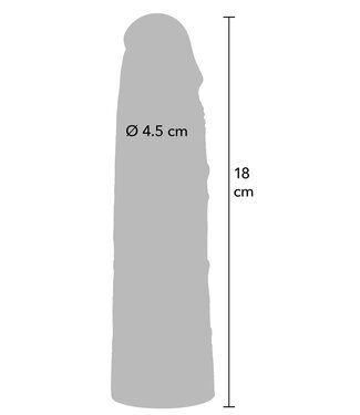 Penis Sleeve Liquid Silicone 18 cm