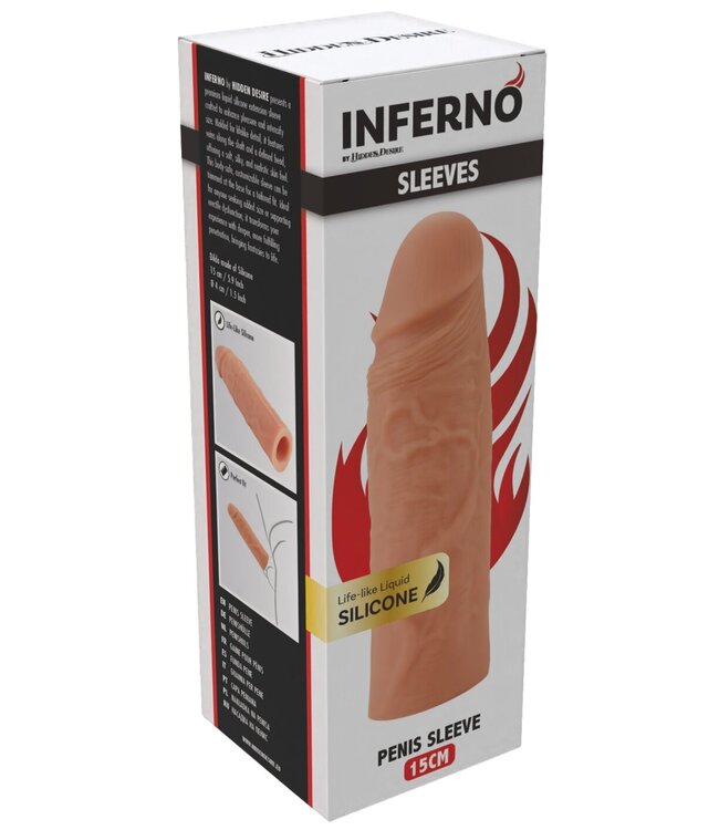 Penis Sleeve Liquid Silicone 15 cm