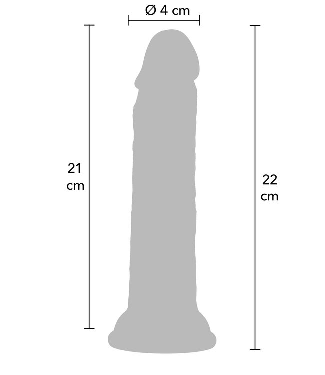 Realistic Dong Liquid Silicone 23 cm
