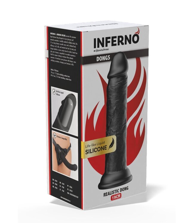 Realistic Dong Liquid Silicone 19 cm