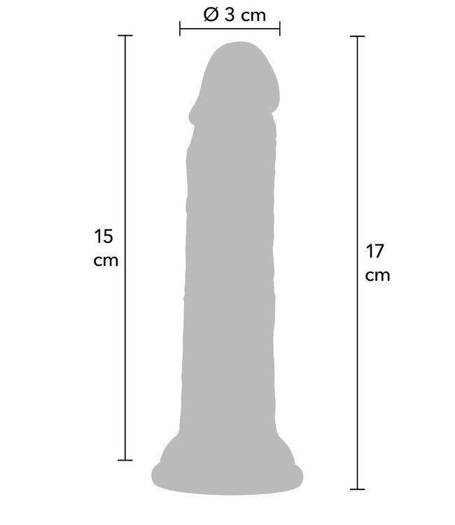 Realistic Dong Liquid Silicone 17 cm