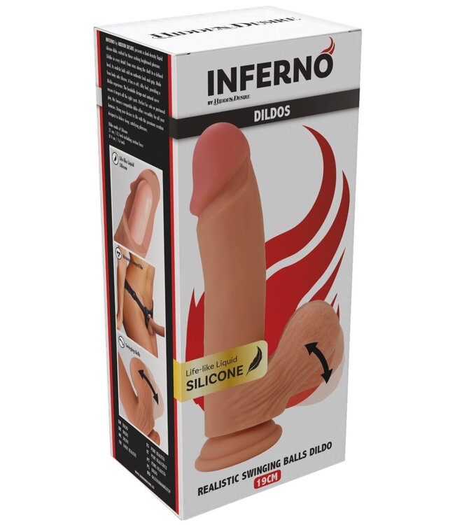 Realistic Dildo Liquid Silicone 19 cm