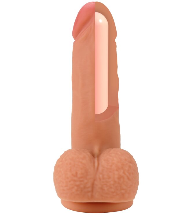 Realistic Dildo Liquid Silicone 18 cm