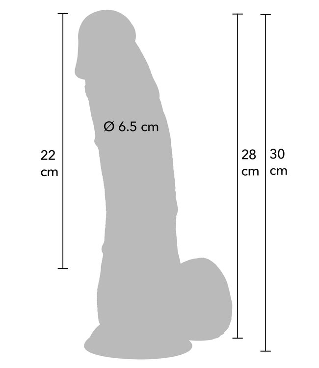 Realistic Dildo PVC 28 cm