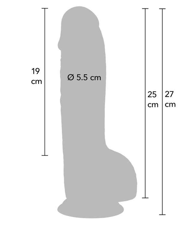 Realistic Dildo PVC 25 cm