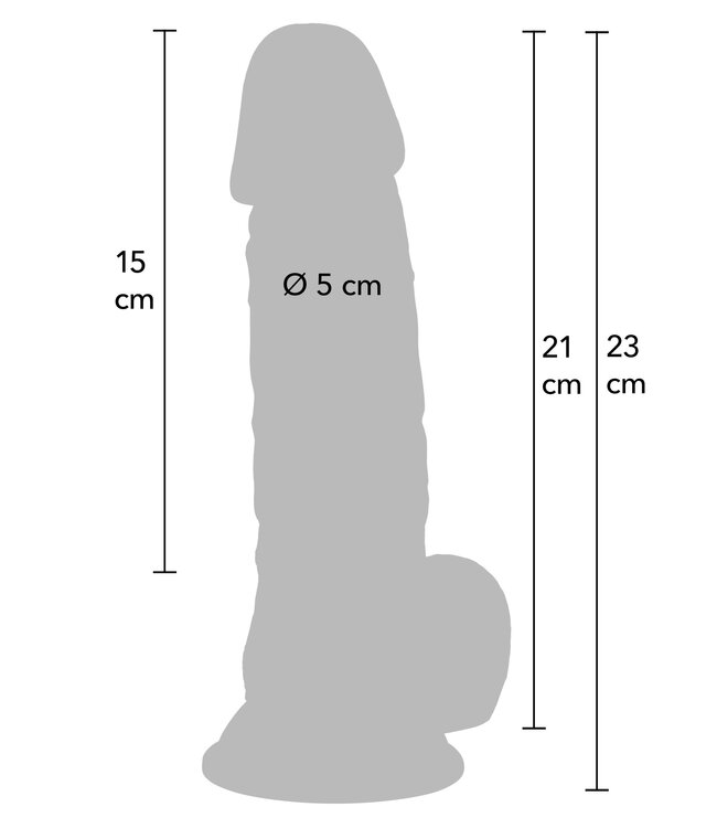Realistic Dildo PVC 21 cm