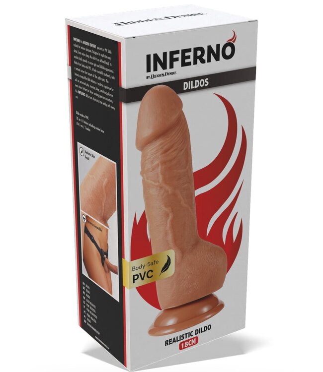 Realistic Dildo PVC 18 cm