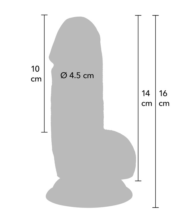 Realistic Dildo PVC 14 cm