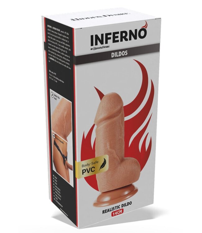 Realistic Dildo PVC 14 cm