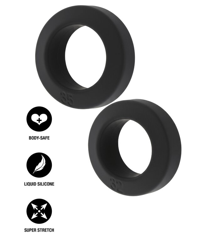 Double Stackers C-Rings 2 Pcs Set L