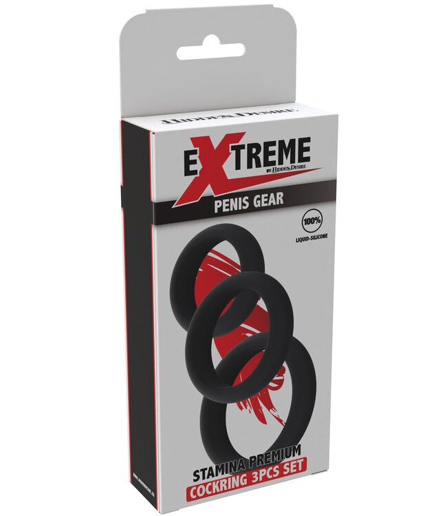 Stamina Premium C-Rings 3 Pcs Set
