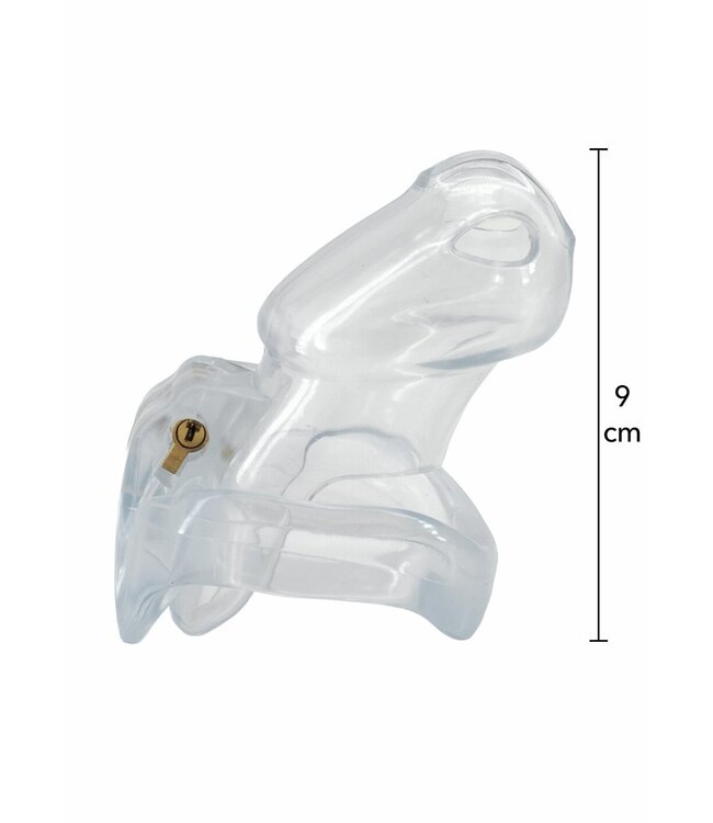Clear Control Cock Cage Long