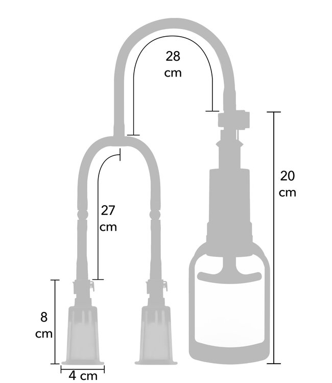 Vacuum Nipple Pleasure Pump M/L