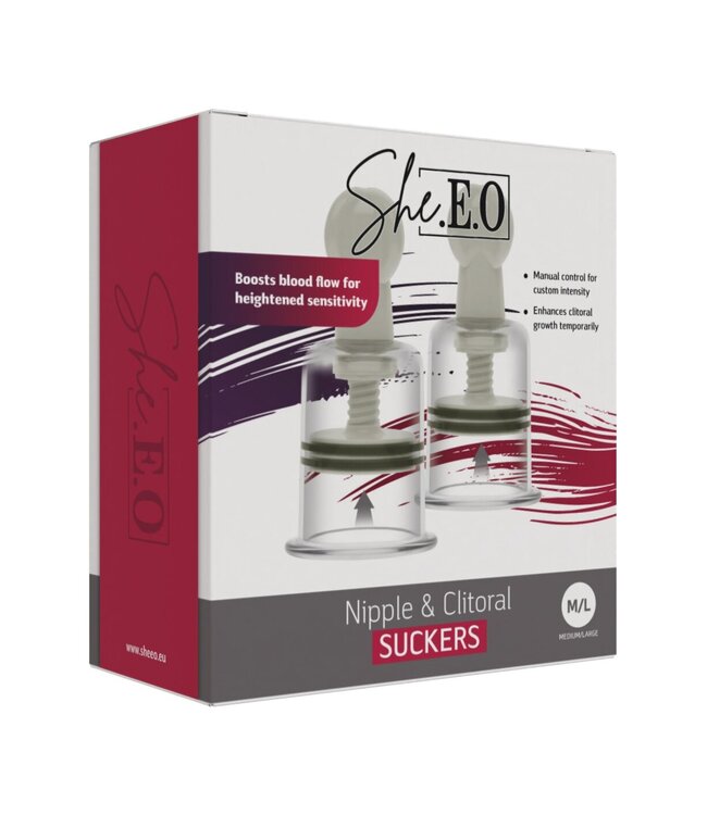 Nipple & Clitoral Suckers M/L